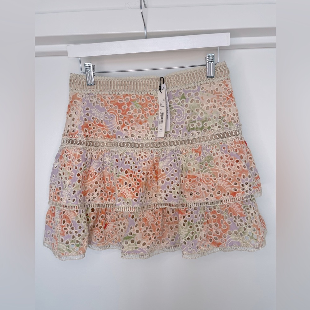 Alice + Olivia Posy Garden Dusty Orchid skirt size 4 (brand new with tags)